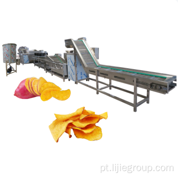 Máquina de processo de fabricação de batatas fritas de 200 kg/h